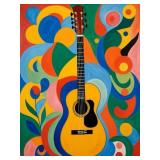 Groovy Guitar LTD EDT Canvas by Modern Masters