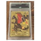 Pokï¿½mon Gold Custom Charizard Card