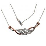 Brilliant White Sapphire Necklace