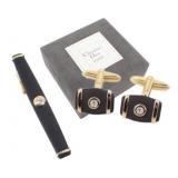 Christian Dior Cufflinks & Tie Pin