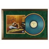 Autographed Taylor Swift Vinyl Display