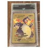 Pokï¿½mon Gold Custom Charizard Card