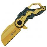 MTech Linerlock A/O Gold Knife