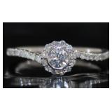 Round Brilliant 1/2 ct VS1 Lab Diamond Ring