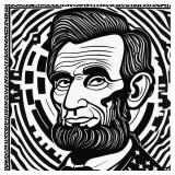 Lincoln Maze Hand Signed by Charis