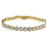 Round Brilliant 1/2 ct Natural Diamond Bracelet