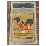 Pokï¿½mon Gold Custom Charizard Card