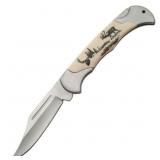 Deer Lockback Knife