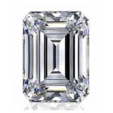 Emerald Cut 2.84 Carat VS1 Lab Diamond
