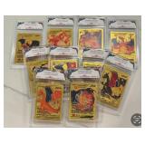 Random Pokémon Gold Custom Charizard PGC Card Lot