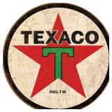 Texaco Round Sign