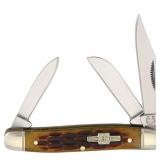 Rough Ryder RR194 Small Amber Bone Stockman