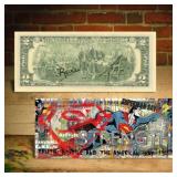 Superman Man of Steel Diamond Strength $2 Bill