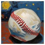Baseball Starry Night LTD EDT Sigbed Van Gogh LTD