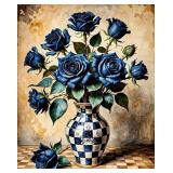 Black Bouquet 5 LTD Edition Canvas by Van Gogh LTD