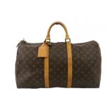 Louis Vuitton Monogram Keepall 50 Boston Bag