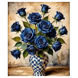Black Bouquet 4 LTD Edition Canvas by Van Gogh LTD