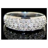 Platinum 1.00 ct Brilliant Natural Diamond Ring