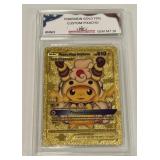 Pokï¿½mon Gold Foil Custom Pikachu Card
