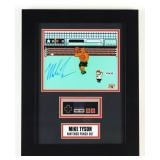 Autographed Mike Tyson Punch Out Photo Display