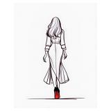 Lady In Red Soled Heels LTD EDT Signed Proof