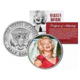 Marilyn Monroe Red Dress JFK Half Dollar