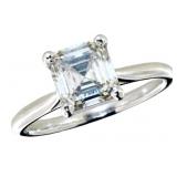14k Gold 2.02 ct Emerald Cut VS Lab Diamond Ring