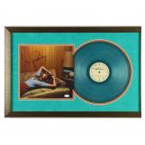 Autographed Taylor Swift Vinyl Album Display