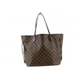 Louis Vuitton Damier Totally MM Shoulder Bag