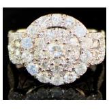 14kt Gold 3.00 ct Natural Diamond Ring