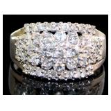 Platinum .70 ct Natural Brilliant Diamond Ring
