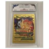 Pokï¿½mon Gold Foil Custom Charizard Card