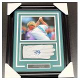 Autographed John Daly Golf Glove  Framed