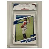 2021 Panini Donruss #192 Ronald Acuna Jr Card