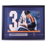 Autographed Nolan Ryan Framed Art
