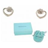 Tiffany&Co Elsa Peretti Open Heart Earrings