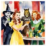 Wizard of Oz Cocktail Party Hand Signed by Charis