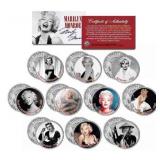 Marilyn Monroe Movies JFK Half Dollar Coin Set
