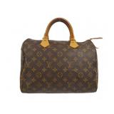 LOUIS VUITTON Monogram Speedy 30 Handbag
