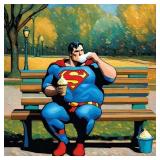 SuperSIZEman by Charis Hand Signed & Numbered