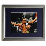 Autographed Mike Tyson Framed Photo Display