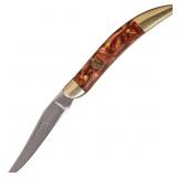 Elk Ridge Toothpick Brown Swirl Knife