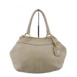 Prada Taupe Leather 2-way Shoulder Bag