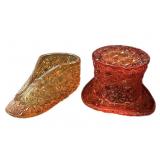 Ruby Glass Hat & Yellow Bootie