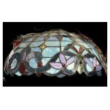 Leaded Stained Glass Swag Lamp