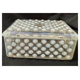 Vintage Fenton Moonstone Case wï¿½ Lid