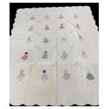 66 x 81 ï¿½ Hand Stitched Little Dutch Girl Quilt