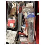 Estate Box Of Rivets And Rivet Gun