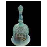 Fenton Blue Opalescent Sydenham Bell
