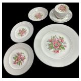 60 Pc Royal Swan Dishes Made in England